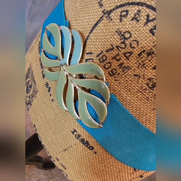 VINTAGE 1970-80s Stretch Leaf Buckle Belt - Picture 2 of 8